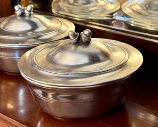 SOLD (each) - match pewter trinket box - 2 available