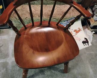 HAYWOOD WAKEFIELD CHAIR GOES WITH DESK CAN BE BOUGHT SEPARATELY