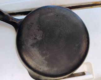 this is the same pan just a close up . It is about 6 " in diameter
