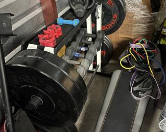 Weight Rack With Weights
