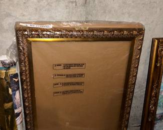 Ornate rounded frame, never used, still in bag. Posters from art museums around the world being sold as well! 