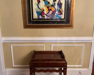 Milling Road by Baker Furniture Service Table (27"H x 18"D x 26"W)