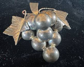 Sterling Silver Grapevine Pin