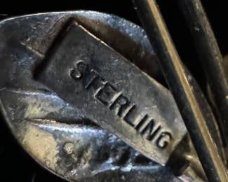 Sterling Silver Floral Brooch