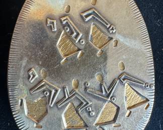 Michael Katz VINTAGE Modernist Torah Fund Pin