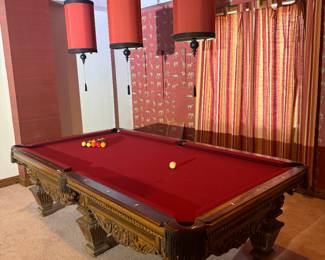 Peter Vitalie 8' Lord Nelson 3-Piece Slate Billiards Table