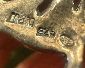 Sterling Silver Dancer Pin