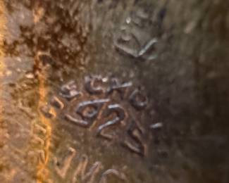 Sterling Silver Aztec Calendar Pin