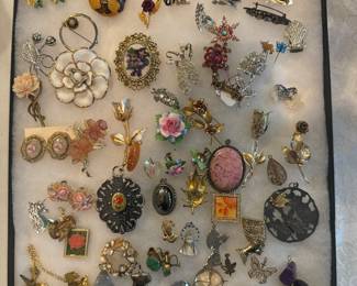 Largest Collection of Costume Jewelry / Florals