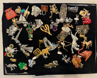 Largest Collection of Costume Jewelry / Fun Pins