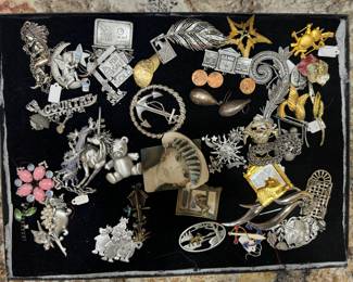 Largest Collection of Costume Jewelry / Pins