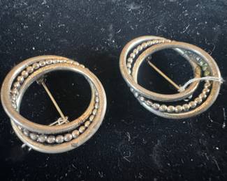 Sterling Silver Matching Pins
