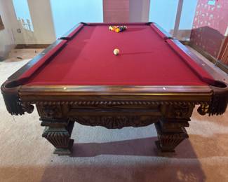 Peter Vitalie 8' Lord Nelson 3-Piece Slate Billiards Table