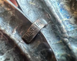 Sterling Silver Flower Brooch