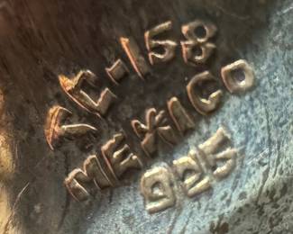 Sterling Silver Abstract Pin