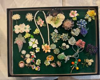 Largest Collection of Costume Jewelry / Florals