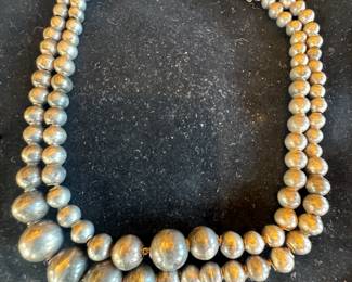 Sterling Silver Pearl Necklace