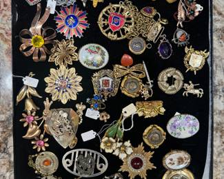 Largest Collection of Costume Jewelry / Pins