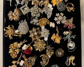 Largest Collection of Costume Jewelry / Pins