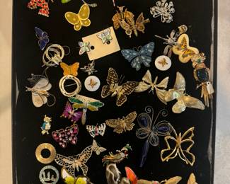 Largest Collection of Costume Jewelry / Butterflys