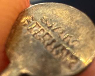 Siam Sterling Silver Bell Earrings