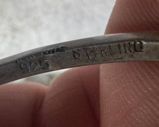 Sterling Silver with Lapis Inlay Bracelet