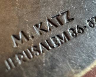 Michael Katz VINTAGE Modernist Torah Fund Pin