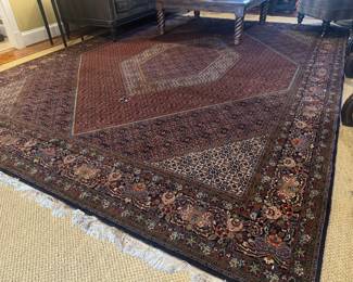 Hand-Woven Bijar Wool Persian Rug (158"L x 120"W)
