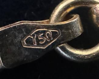 18K Gold Necklace with 18K Gold Cross