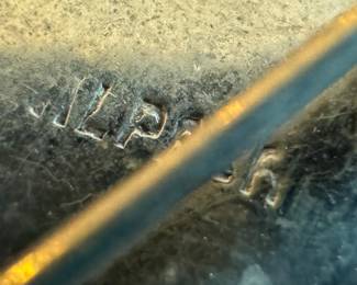 Sterling Silver with Turquoise Chip Pin