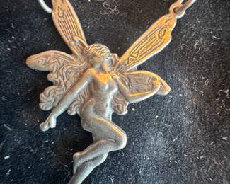 Sterling Silver Fairy Pendant