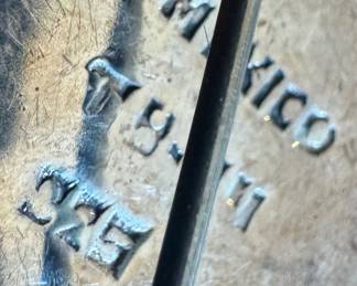 Sterling Silver Geometric Pin 