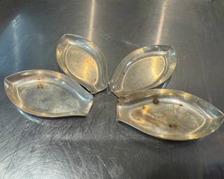 Sterling Silver Nut Dishes (55 gms total)