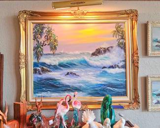 Vintage Hawaiian Signed 1988 Painting