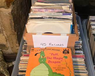LPs, 45s, vinyl, albums