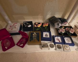 Waterford and Swarovski Ornaments