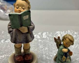 SCH523- Vintage M.I. Hummel “Guiding Angel” And “The Poet”