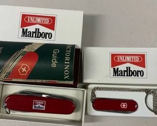 SCH204 Two Marlboro Swiss Army Knives