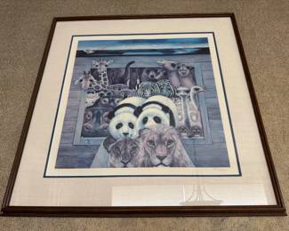 Margaret Keane "After the Storm" Signed & Authenticated Lithograph	