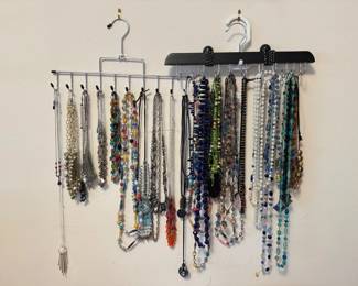 Mixed Stone, Glass Beads, & Vintage/Modern Necklaces - See Photos	