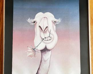 Framed Limited Edition Print – 'Camelia' by Byron – Signed & Numbered	