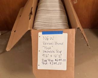 NEW Revival Brand 'Push' Washable Rug - Made in Turkey (Reg. $699)	