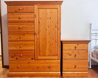 Canwood Furniture Armoire & Nightstand – Made in Canada	