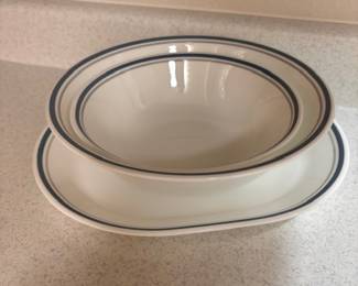 Correlle serving dishes 