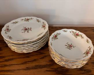 Haviland plates and bowl 