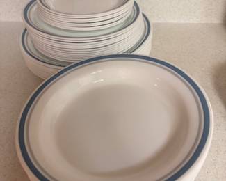 Correlle dishes 