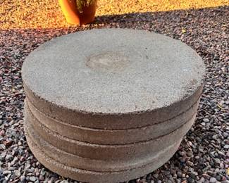 Large round pavers 