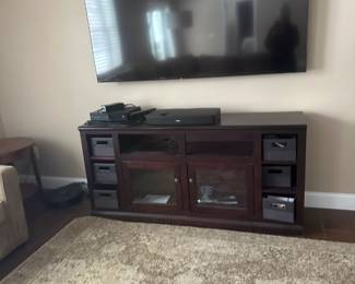 Sony 70 inch TV and entertainment console  