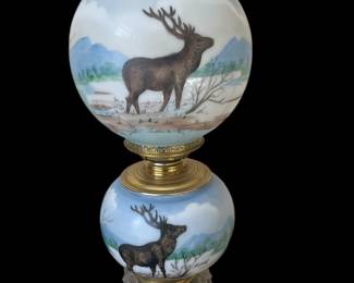 Antique Stag Lamp