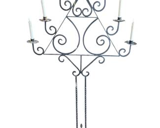 Wrought Iron Candle Stick Holder